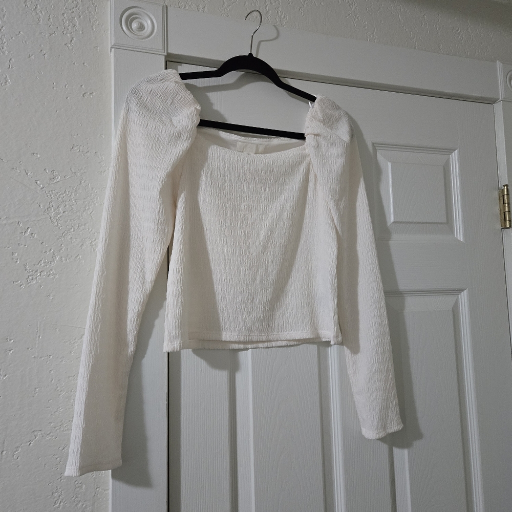 Elegant White Women's Top